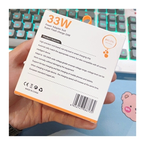<span class=keywords><strong>Chargeur</strong></span> USB portable EU super rapide 33W avec câble Type C 6A, <span class=keywords><strong>adaptateur</strong></span> secteur USB rapide pour téléphone, compatible <span class=keywords><strong>Xiaomi</strong></span> - Product Image 3