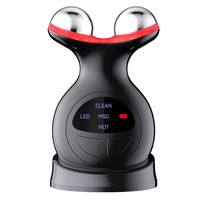 Phenitech 7 Lumière Colorée 3D Lifting-Facial-Dispositif Microcurrent Masseur Facial Rouleau de Visage Masseur de Visage pour Soins de la Peau à la Maison