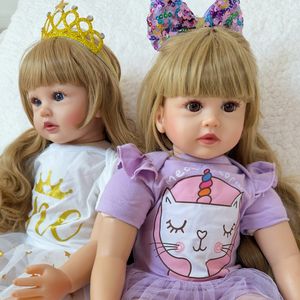 VENTE FLASH Poupée Bébé Jumeaux en Silicone Réaliste <span class=keywords><strong>Reborn</strong></span> 60cm pour Filles Cadeau Bébé <span class=keywords><strong>Reborn</strong></span> - Product Image 3