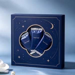 FX White Card Folding Box with Cosmetic Mask Bag Packaging Set for Facial <b>Sheet</b> Products and Beauty Care Collections - Product Image 4
