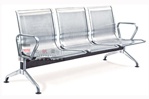 Acier inoxydable aéroport chaises hôpital médecin chaise inoxydable visiteurs chaise 2 places jambes <span class=keywords><strong>en</strong></span> acier inoxydable banc - Product Image 3