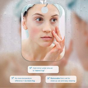 Miroir <span class=keywords><strong>de</strong></span> rasage anti-buée <span class=keywords><strong>de</strong></span> luxe CF Wholesale, grand miroir <span class=keywords><strong>de</strong></span> douche anti-buée, miroir <span class=keywords><strong>de</strong></span> maquillage mural avec crochet pour salle <span class=keywords><strong>de</strong></span> bain - Product Image 4