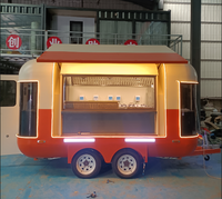Remorque à café mobile commerciale, stand à café extérieur personnalisé, camion de restauration, kiosque à café