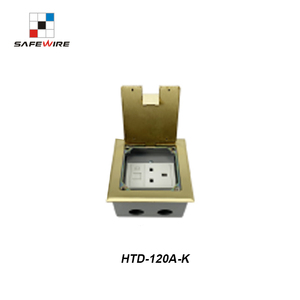 <span class=keywords><strong>Caja</strong></span> de enchufe de suelo oculta de acero inoxidable de alta calidad con módulos multifunción para enchufe de carga eléctrica impermeable de Reino Unido/UE - Product Image 1