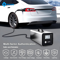 Chargeur mobile EV EVMATE 3,5 kW NACS Tesla V2L, prise de courant pour véhicule, décharge de véhicule vers chargeur, pour les situations d'urgence, modèles 3/Y/S/X
