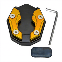 Support d'extension de béquille latérale de moto de haute qualité Modèle 02, plaque de support de pied 35MM 40MM, accessoires moto