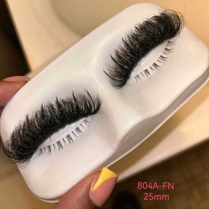 Nhãn Hiệu Riêng 16-25 Mm Lông Mi Dải Với Gai Trông Giống Như Phần Mở Rộng Handmade 5D Bất Chồn Lông Mi Lông Mi Bán Buôn Fluffy - Product Image 5