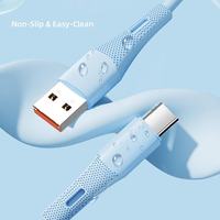 Kabel USB-A ke Type-C 1M Transfer Data Kecepatan Tinggi & Pengisian Cepat dengan Konduktor Tembaga Murni dan Selubung Silikon untuk Ponsel