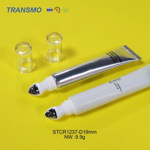 Tubo de Crema para Ojos, Tubos Exprimibles Vacíos, Envase de Plástico para Crema de Ojos, Envase de Tubo Blando con Tapa - Product Image 1