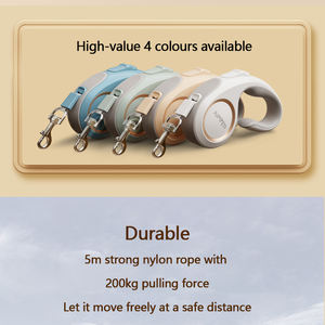 KingHon 3m resistente al guinzaglio per cani automatico retrattile in Nylon per Cat Lead Extension cucciolo che cammina alla Roulette di piombo per cani - Product Image 4