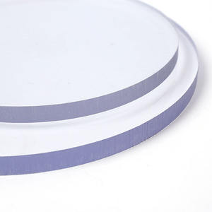 Özel kalınlık ve çap ile 1/4 "düz şeffaf akrilik PC <span class=keywords><strong>PVC</strong></span> PMMA <span class=keywords><strong>Disk</strong></span> daireler <span class=keywords><strong>Disk</strong></span> - Product Image 2