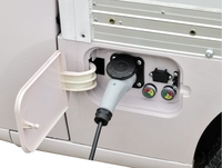 Nouvelle fourgonnette de livraison alimentaire longue portée populaire, 60 km/h, électrique, 60V 230ah, mini-fourgonnette de livraison