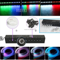 Kit de fibre optique 16W RGBW Starlight tête d'affiche étoile filante lumière à fibre optique Led plafonnier à fibre optique