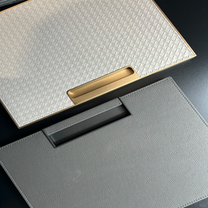 Meubles de villa modernes sur mesure en gros : Dressings et armoires de luxe en cuir microfibre de qualité hôtelière - Product Image 5