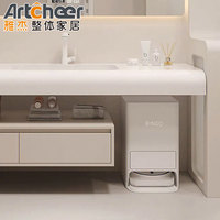 Kabinet Kamar Mandi Koleksi 2026 Menampilkan Kabinet Cermin Kamar Mandi Modern dengan Desain Kabinet Vanity Kamar Mandi LED yang Stylish