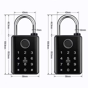 <span class=keywords><strong>Candado</strong></span> Inteligente Tuya con Alta Seguridad, Resistente al Agua, Carga USB, Combinación de Códigos, Tarjetas, Contraseña, Huella Dactilar Biométrica, para Bolsos - Product Image 6