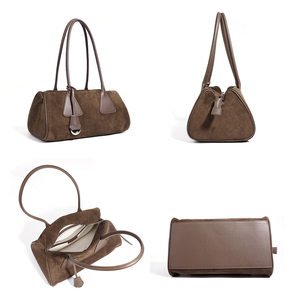 <span class=keywords><strong>Sac</strong></span> fourre-tout Boston chic en cuir suédé grande capacité, <span class=keywords><strong>sac</strong></span> <span class=keywords><strong>à</strong></span> bandoulière rétro surdimensionné, <span class=keywords><strong>sac</strong></span> <span class=keywords><strong>à</strong></span> <span class=keywords><strong>main</strong></span> esthétique en cuir de vachette, sacoche polyvalente pour le quotidien - Product Image 3