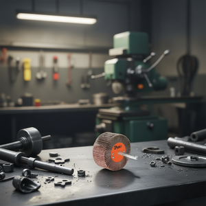 Disco Abrasivo de Corindón Ttake con Láminas de Tela, 100x30 mm, Eje de 6 mm para Pulir - Product Image 3