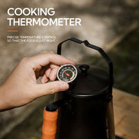 Termometer Digital Campingmoon Outdoor untuk Memasak, Alat Dapur, Termometer Oven, Termometer Daging Digital