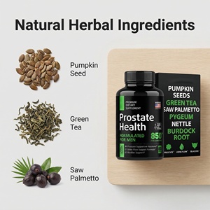Complément Herbal en Gros pour la Prostate Adulte : Capsules pour la Santé Masculine, Lycopène, Palmier Nain, Bloqueur Naturel du <span class=keywords><strong>DHT</strong></span>, Soutien Prostatique - Product Image 4