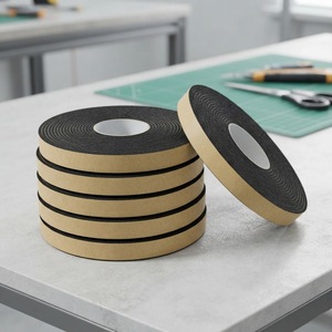 Nastro Biadesivo in Schiuma EVA su Misura, <span class=keywords><strong>Adesivo</strong></span> Forte <span class=keywords><strong>per</strong></span> Kit di Isolamento Porte e <span class=keywords><strong>Finestre</strong></span> - Product Image 1