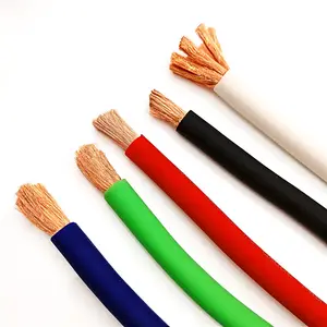 AWG standard 1/0 gauge power cable for car audio Superb pvc insulated 50ft/roll cable