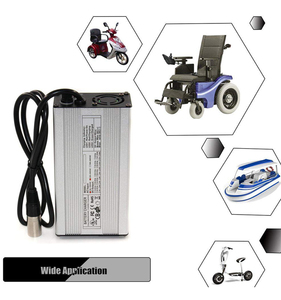 <span class=keywords><strong>Chargeur</strong></span> de batterie lithium-ion 84V 8A 9A 10A en boîtier aluminium noir pour outils électriques, compatible avec les batteries lithium 20S 72V - Product Image 3