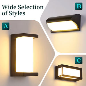 חם למכור ip56 פטיו גינה הוביל קיר לבן שחור עמיד למים חיצוני מנורת קיר למעלה למטה מסדרון אורות מדרגות הביתה - Product Image 4