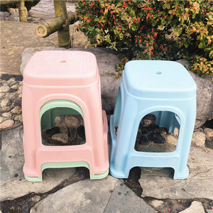 Plastic Butterfly <b>Stool</b> 29x47cm Stackable For Home Living Room <b>Dining</b> Use Mixed Color - Product Image 4