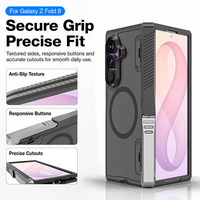 Coque de téléphone magnétique mate tendance One Piece pour Samsung Z Fold 8 Ultra Z Fold 7, étui pliable avec support anti-chute