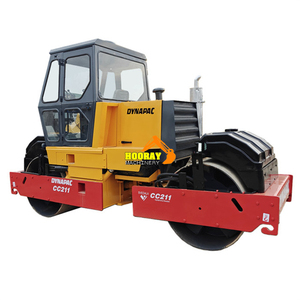 Compacteur routier d'occasion Dynapac CC122 CC211 de haute qualité, mini-compacteur routier de 12 tonnes pour décharges, en stock à vendre - Product Image 6