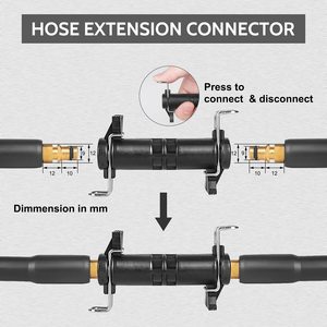 Connecteur d'extension de tuyau de lavage haute pression Stm pour Karcher K2 K3 K4 K5 K6 K7 avec pression réglable - Product Image 4