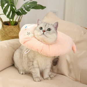 Soft Pet Neck Collar For Cats Dog <b>Small</b> Breed Anti Lick <b>Cushion</b> Protective Cover All Seasons Use - Product Image 2