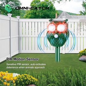 Fabricant professionnel de dispositifs de dissuasion pour animaux, répulsif ultrasonique pour usage en jardin, repousse efficacement les chats et les écureuils - Product Image 4