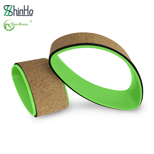 Rueda de Yoga de Corcho para Ejercicios de Fitness, Rueda de Pilates de Madera para Estiramiento, Venta al por Mayor de Fábrica Zhensheng - Product Image 5