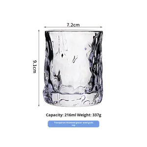 Bicchiere in Cristallo dal Design Moderno <span class=keywords><strong>Glacier</strong></span>, Creativo e Alla Moda, per Whisky, Vino, Acqua, Birra, Uso per Feste, Vendita All'Ingrosso, 216ml - Product Image 6