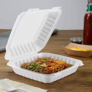 Emballages alimentaires jetables en plastique PP, micro-ondables, couleur personnalisée, pour restaurants, avec couvercles, boîtes bento, contenants à emporter - Product Image 4