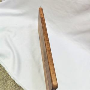 Ustensiles de cuisine en bois S/2, cuillère de service/spatule plate pour la cuisson, ustensiles de cuisine antiadhésifs, 100% faits à la main, ensemble de cuisine - Product Image 2