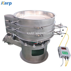 Polveri fini setaccio vibrante vaglio vibrante ad ultrasuoni amido polveri alimentari separatore vibrante - Product Image 4