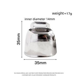 Fabrik Großhandel Wandbehang Handwerk Metall Cowbell Weihnachts baum hängen Dekoration Pet Bell Twine Cowbell - Product Image 3