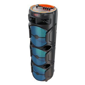 2025 Neuer 120W Hochleistungs-Karaoke BT-Lautsprecher Tragbarer Outdoor-Subwoofer mit Eingebauter Batterie RGB-Lautsprecher für Partys mit Mikrofon - Product Image 4