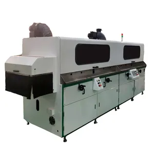 Multi color round automatic silk screen printing machine For Feeding bottle Round and Oval Container Printing