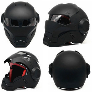 Vente en gros d'Iron Man <span class=keywords><strong>Transformers</strong></span> Personnalité Art <span class=keywords><strong>Casque</strong></span> complet Sécurité <span class=keywords><strong>Casque</strong></span> découvert Demi <span class=keywords><strong>casque</strong></span> rétro - Product Image 2