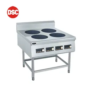 Industrial Commercial Induction Cooker With Cabinet Freestanding Electric Hotel Kitchen Equipment Multipoint Induction Cooker