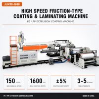 Machine de laminage de revêtement pour papier, feuille d'aluminium, film non tissé, plastique, industrie alimentaire, automatique, haute précision JLM90-1600