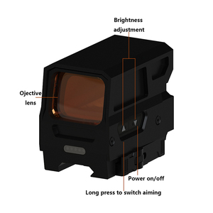 Độ chính xác cao có thể điều chỉnh 7075 hàng không hợp kim nhôm Red Dot Sight IP67 không thấm nước săn bắn phạm vi phản xạ Sight - Product Image 3