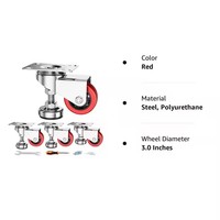 Roulettes de nivellement anti-vibration réglables de haute qualité Roulettes pivotantes robustes pour équipement et meubles de machines d'établi