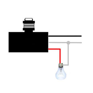 Interruptor Fotoeléctrico de 3 Vías, Sensor Fotoeléctrico para Interruptor de Lámpara, 80 VCA-277 VCA, 50/60 Hz, Apertura Automática al Anochecer, para Hogar Inteligente - Product Image 3