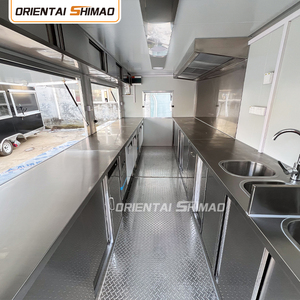 Oriental Shimao 14.11ft Square Fiberglass Mobile Kitchen Street Catering Vehicle Fully Equipped Commercial Food Candy Chips - Product Image 4