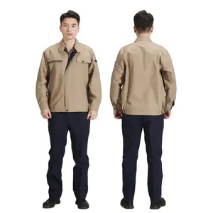 경쟁력있는 가격 셔츠 카고 바지 유니폼 패브릭 작업복 2 피스 작업복 유니폼